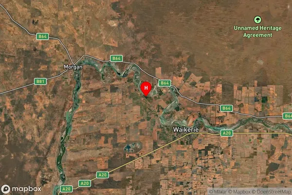 Qualco,South Australia Satellite Map