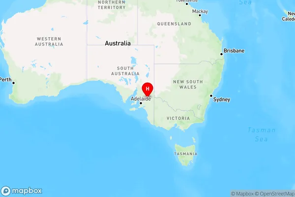 Stockyard Plain,South Australia Region Map