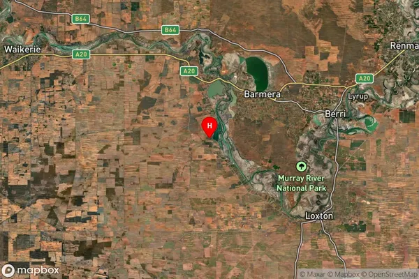 Moorook,South Australia Satellite Map