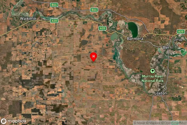 Yinkanie,South Australia Satellite Map