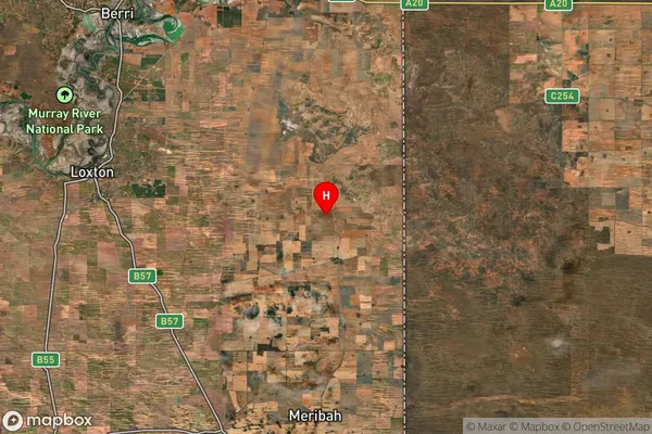 Nangari,South Australia Satellite Map