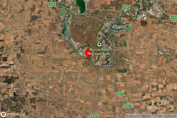 Pyap,South Australia Satellite Map