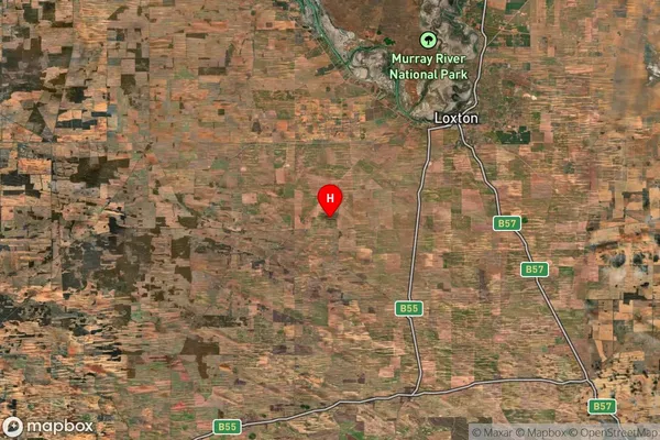 Pyap West,South Australia Satellite Map