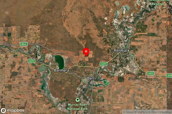Monash,South Australia Satellite Map