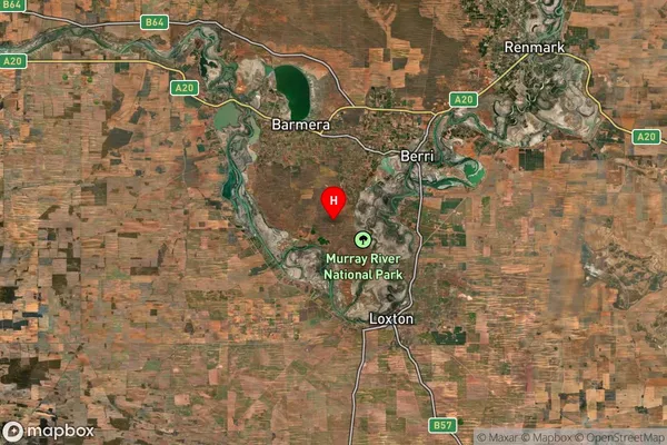Gerard,South Australia Satellite Map