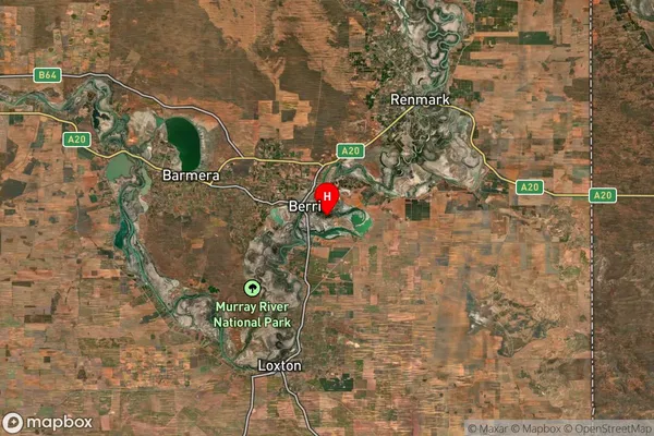 Gurra Gurra,South Australia Satellite Map