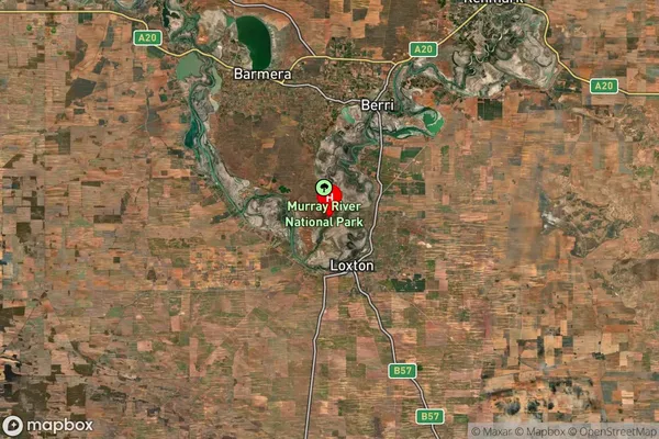 Katarapko,South Australia Satellite Map