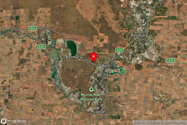 Glossop,South Australia Satellite Map