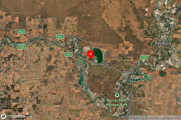 Cobdogla,South Australia Satellite Map