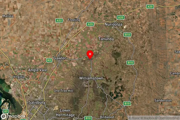 Lyndoch,South Australia Satellite Map