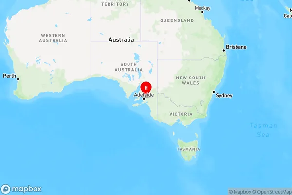 Mount Crawford,South Australia Region Map