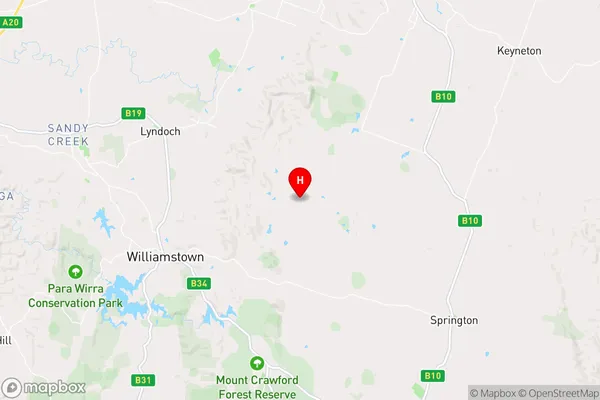 Pewsey Vale,South Australia Area Map