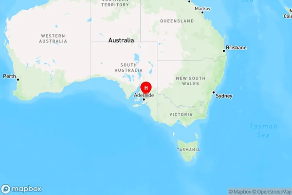 Pewsey Vale,South Australia Region Map