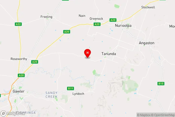 Gomersal,South Australia Area Map