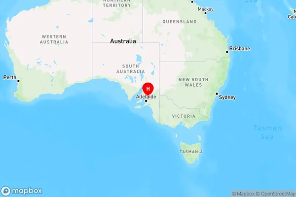 Rowland Flat,South Australia Region Map