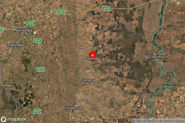 Sedan,South Australia Satellite Map