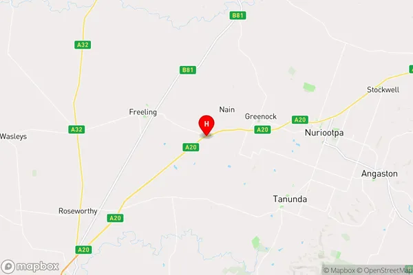 Daveyston,South Australia Area Map