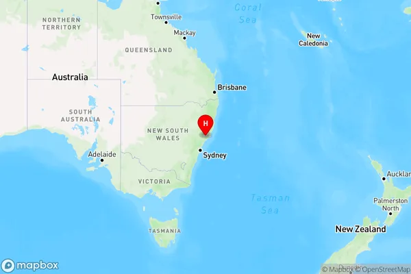 Cambra,New South Wales Region Map