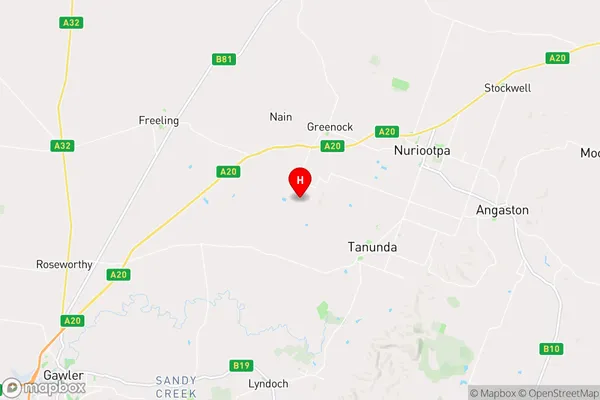 Seppeltsfield,South Australia Area Map