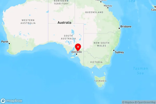 St Kitts,South Australia Region Map