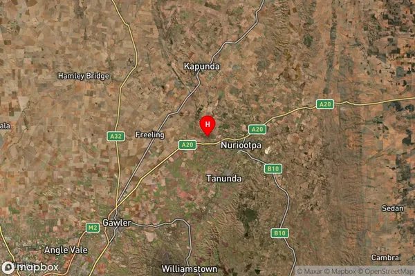 Greenock,South Australia Satellite Map