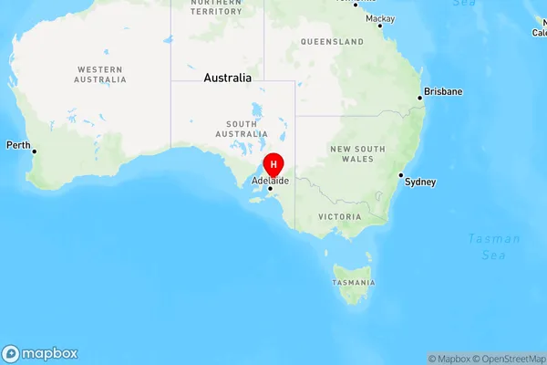 Nain,South Australia Region Map