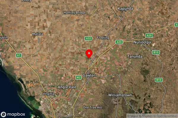 Roseworthy,South Australia Satellite Map