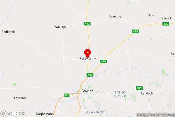 Roseworthy,South Australia Area Map