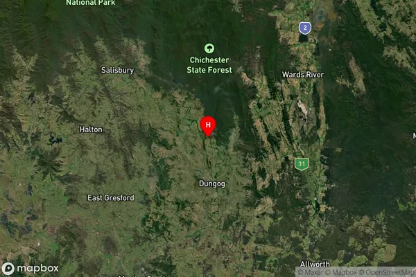 Dingadee,New South Wales Satellite Map