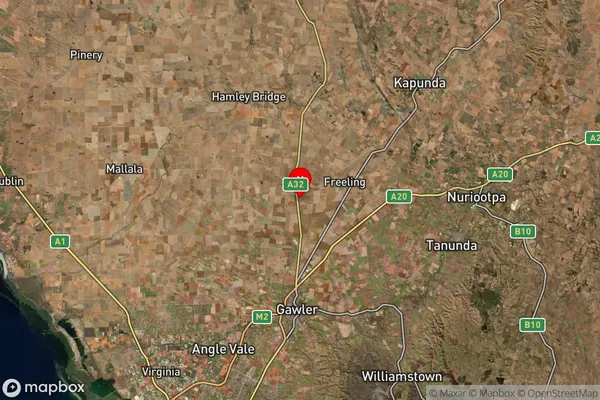 Templers,South Australia Satellite Map