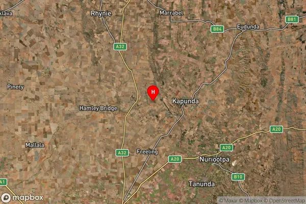 Bethel,South Australia Satellite Map