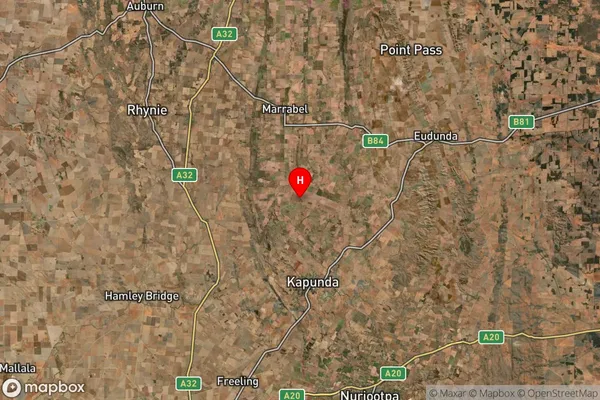 Hamilton,South Australia Satellite Map