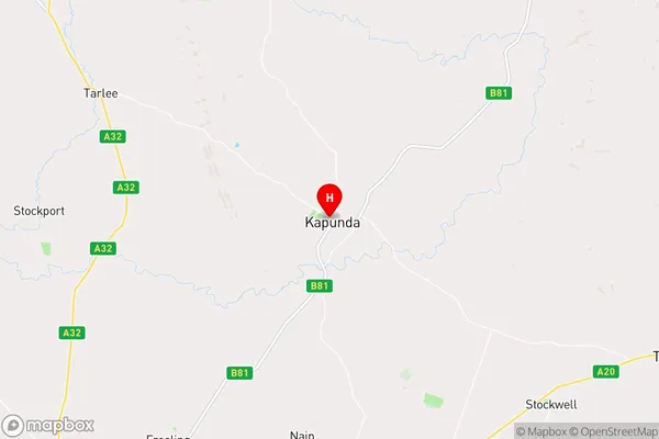 Kapunda,South Australia Area Map