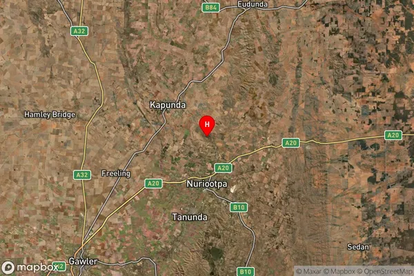 Koonunga,South Australia Satellite Map