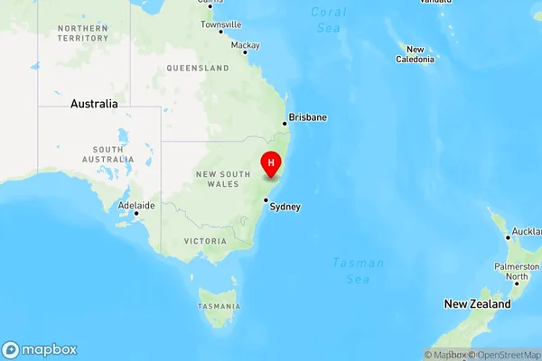 Dusodie,New South Wales Region Map