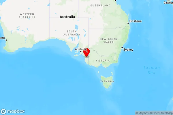 Willalooka,South Australia Region Map