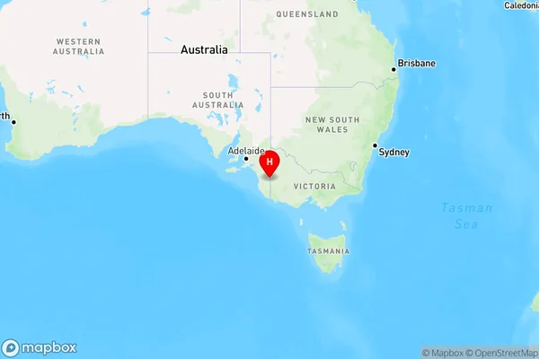 Bangham,South Australia Region Map