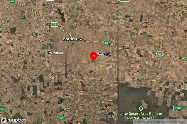 Pooginagoric,South Australia Satellite Map