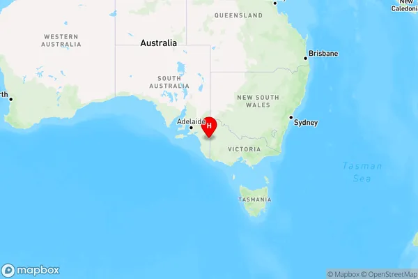 Senior,South Australia Region Map