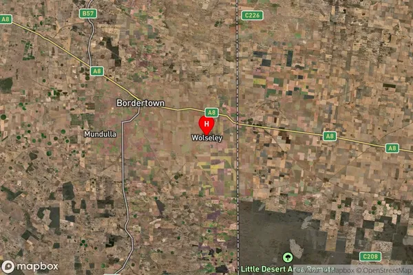 Wolseley,South Australia Satellite Map