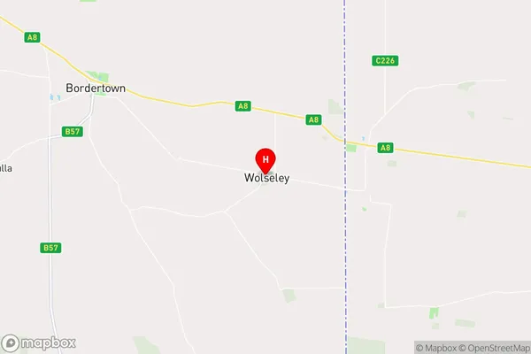 Wolseley,South Australia Area Map