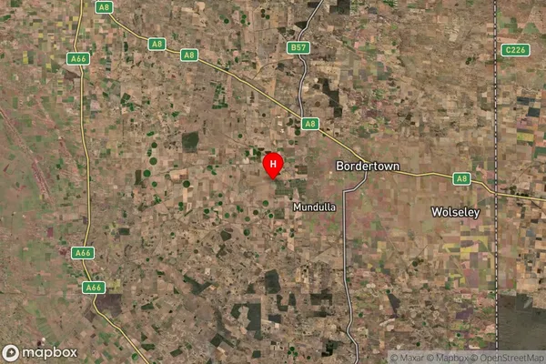 Buckingham,South Australia Satellite Map