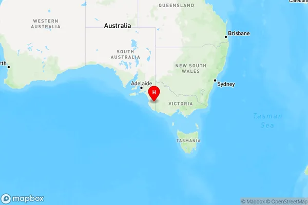 Naracoorte,South Australia Region Map