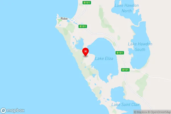 Nora Creina,South Australia Area Map