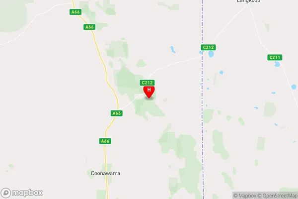 Comaum,South Australia Area Map