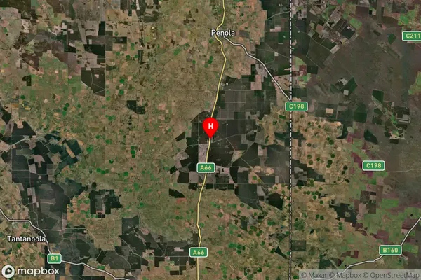 Nangwarry,South Australia Satellite Map