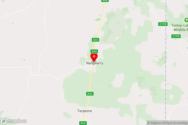 Nangwarry,South Australia Area Map