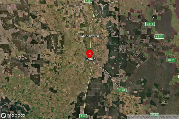 Penola,South Australia Satellite Map