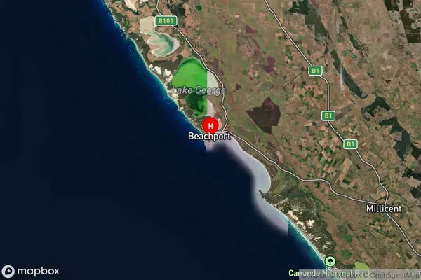 Beachport,South Australia Satellite Map