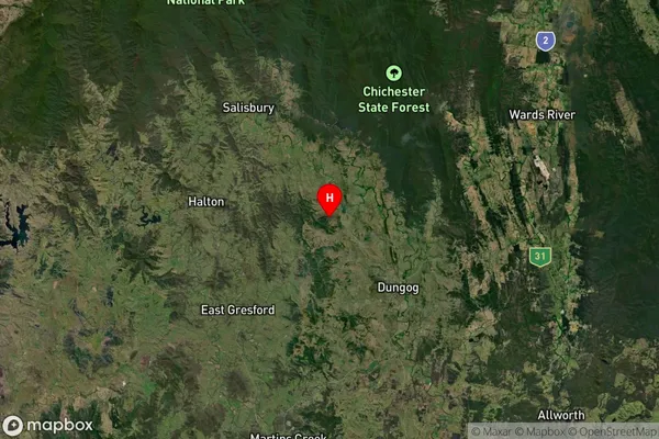 Munni,New South Wales Satellite Map